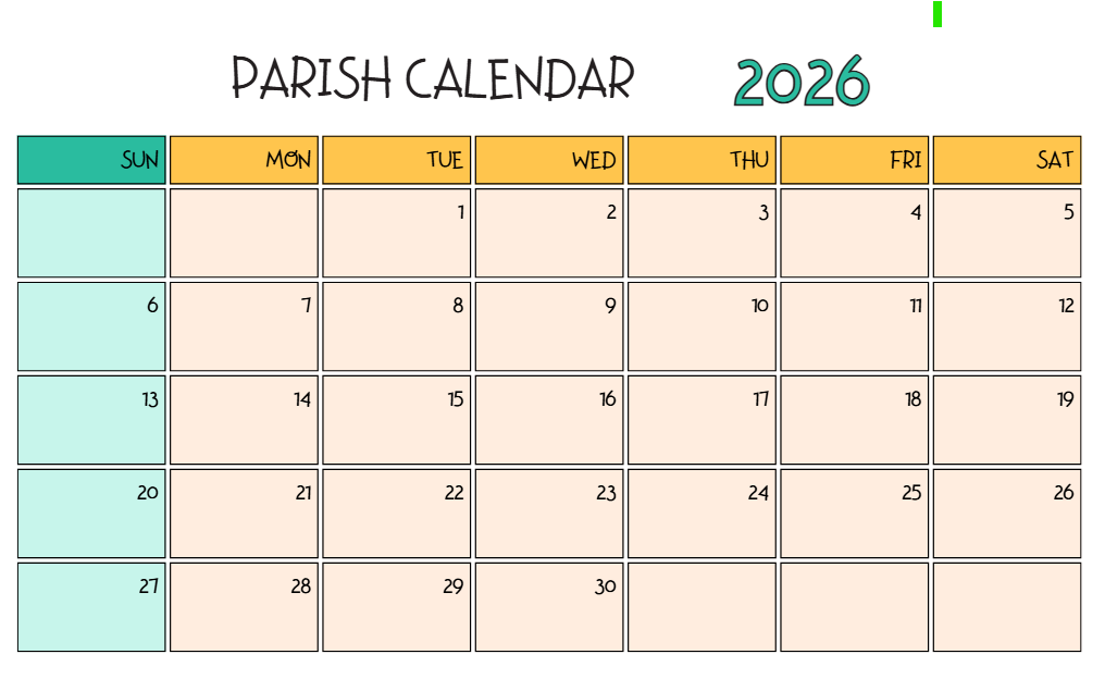 parish calendar